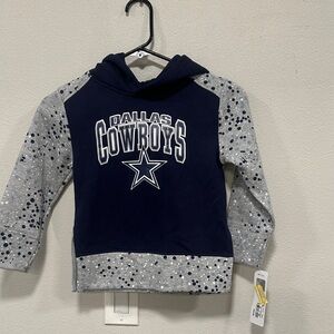 NFL Dallas Cowboys Kids Hoodie - Navy and Gray